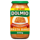Dolmio Pasta Bake Creamy Tomato Pasta Sauce 500gl (Case of 6)  Adomoo